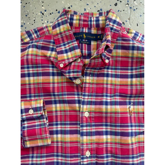 Ralph Lauren Other - Ralph‎ Lauren Classic Fit Plaid Button Down Shirt Mens Medium Colorful